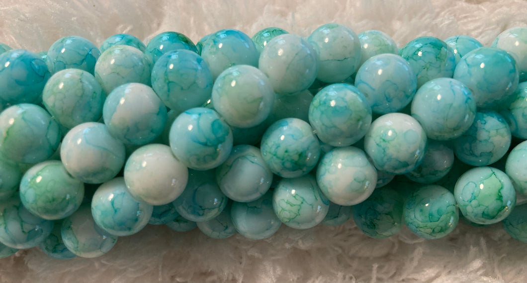 Blueberry Swirl Beads