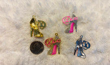 Load image into Gallery viewer, Boujie Bling Diva (PINK)Rhinestone Heels Charms
